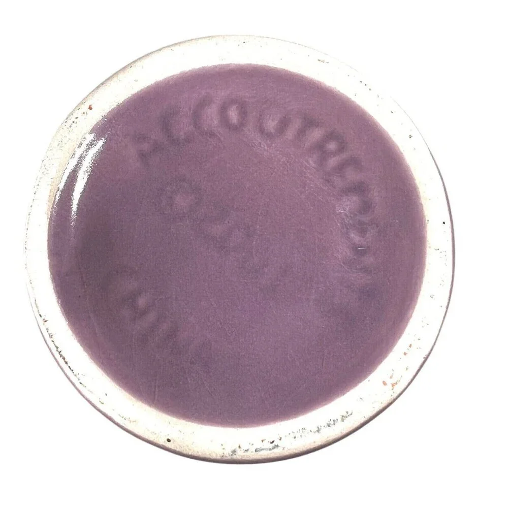 Purple Ceramic Tiki Mug Tribal Face Design Accoutrements Double side - Picture 5 of 8